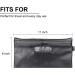 FIREDOG Smell Proof Bag with Lock - Carbon Lined Odor Proof Pouch for Travel Storage (Black) - Buy Online on GoSupps.com