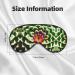 Blooming Cactus Flower Sleep Eye Mask | Double-Sided Comfort Blindfold with Adjustable Strap - Block Out Light in Style - Buy Online on GoSupps.com