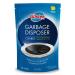 Glisten Garbage Disposer Cleaner, Odor Eliminator with Foaming Action, Removes Build-up and Deep Cleans, Lemon Scent, 4 Uses Bagged 4 Uses