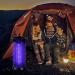 LED Mosquito Killer Lamp EU Or US AC100-240V Night Light UV Purple Bug Zapper Pest Bug Killer Trap Garden Patio Travelling Black purple - Buy Online on GoSupps.com