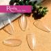 500PCS Medium Almond Shaped Clear Acrylic Nail Tips - Full Cover Press on Nails for DIY Nail Art | 10 Sizes - Buy Online on GoSupps.com