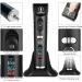 Ceenwes Hair Clippers Heavy Duty Clippers for Men Rechargeable Hair Trimmer Cordless Clippers Hair Cutting Kit with Charging Dock 1 Hairdressing Cape 8 Guide Combs (Black) - Buy Online on GoSupps.com