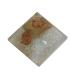Orgone Pyramid Large Opalite Crystal Energy Generator EMF Protection Meditation Healing