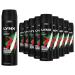 12 Pack of 200ml Lynx Africa Men's Fragrance Aluminium Free Masculine Body Spray Deodorant Fresh And Long Lasting Odour Protection Large 2 Month Supply 200 ml (Pack of 12)