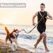 Hands Free Dog Leash - Adjustable Multifunctional Nylon Rope for Running, Walking, and Hiking - Double Lead for Small, Medium, Large Dogs - Black - Buy Online on GoSupps.com