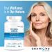 Granions Marine Collagen Pills 2000mg Hydrolyzed Marine Collagen Peptides Hyaluronic Acid Vitamin C Calcium Magnesium Skin Hair Nails Pro Aging Hyaluronic Acid Supplements 180 Tablets Vanilla - Buy Online on GoSupps.com