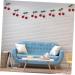 HOMSFOU 3pcs Bayberry Ball String Ornament Banner Garland Christmas Strawberry Room Decor Artificial Fruit Garland Christmas Mantle Fireplace Birthday Party Supplies Cherry Cotton Thread - Buy Online on GoSupps.com