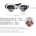 PEDOMUS Dog Sunglasses - UV Protection & Waterproof for Small & Medium Dogs | Adjustable Strap | White - Buy Online on GoSupps.com