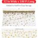 Nistar Christmas Cellophane Wrap Roll - 32 in x 100 ft Gold Gift Basket Wrap with 8 Bows - Extra Large Clear Wrapping Paper for Treats, Flowers, DIY Crafts - Holiday Christmas Gift Wrap (1 Pack) - Buy Online on GoSupps.com