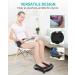 Nekteck Shiatsu Heated Electric Foot Massager with Infrared Heat - Black - Buy Online on GoSupps.com