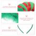Lurrose 2pcs Christmas Headband Set - Santa Hat & Striped Clown Hair Hoops | Festive Party Favor Gifts (Mixed Colors) - Buy Online on GoSupps.com