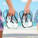 Buy Mnsruu Christmas Snowman Flip Flops for Winter | Comfortable Home Hotel & Spa Footwear for Men & Women - International Shipping - Buy Online on GoSupps.com