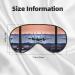 SSIMOO Airplane Print Double-Sided Eye Mask - Soft Light Blocking Sleep Aid for Quality Rest | International Shipping Available - Buy Online on GoSupps.com