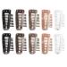 Chunni Dupatta Clip - 10 PCS Hair Extension Clips 10 Teeth Wig Snap Clips Chunni Grip Hair Clip Reusable Chunni Clips Strong Snap Hair Clips Portable Wig Clips Gifts