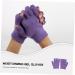 Beatifufu 1 Pair Gel Moisturizing Gloves Moisturizing Half Gloves Hand Spa Gloves Mittens for Men Gloves Soft Moisturizing Socks Gloves Womens Gloves Cotton Gloves Purple Dipping 15x11cm - Buy Online on GoSupps.com