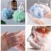 Ultra-Soft Exfoliating Body Bath Sponge - 4-Pack in Assorted Colors for Men & Women | Perfect Shower Back Scrubber - Buy Online on GoSupps.com