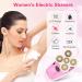 Electric Lady Shaver for Women - Painless Razor Bikini Trimmer - Waterproof Hair Remover for Legs, Face, Underarms & Body - USB Cable & Cleaning Brush Included - Buy Online on GoSupps.com