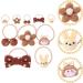 Beaupretty 5 Pairs Elastic Hair Ties Hair Bands Hair Ropes Ponytail Holders Girls Hair Accessories Coffee - Buy Online on GoSupps.com