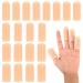 20 PCS Gel Finger Cots with Air Holes Silicone Finger Protectors Finger Sleeves for Dry Skin Rubber Finger Covers Protection for Finger Cracking Wound Hand Eczema Finger Arthritis (2 Size)