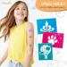 Vanli's Temporary Tattoo Markers - Skin Safe Tattoo Kit with 50 Stencil Papers & 13 Colored Pens for Teens, Kids, and Adults - Body & Face Art Supplies - Buy Online on GoSupps.com