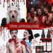  Alaoo Fake Blood Halloween Fake Blood Gel 60ml Washable Makeup with Stipple Sponge for Face and Body Painting - Buy Online on GoSupps.com