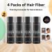  Best Hair Fiber 4 Packs 27.5g Dark Brown Natural Keratin Extract Hair Fibers For Full Hair - Buy Online on GoSupps.com