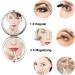 12 Pack Compact Pocket Makeup Mirrors with Bride, Maid of Honor, Bridesmaid Designs + Bachelorette Party Hair Ties - Silver - Buy Online on GoSupps.com