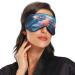 Jellyfish Glowing Sleep Mask | Light Blocking Eye Mask for Men & Women | Adjustable Soft Blindfold for Travel Work & Naps - Buy Online on GoSupps.com