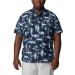 Columbia Men's Trollers Short Sleeve Shirt - Collegiate Navy Anchors Up XLT - Buy Online on GoSupps.com