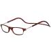 TBOC Reading Glass reading aid for men and women - diopttria +2.50 brown tortoise frame. Strength of foldable foldable trend woman man senior magnetic lock clip antiquity presbyopia +2.50 dioptria (1 Pack) brown tortober
