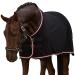 Equilyx sweat ceiling Horse perfect fit Fleecedecke stable ceiling Transport ceiling Warming moisture absorbing breathable (black 155) black 155