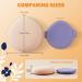 Corneria Large Makeup Sponge 1PCS - Super Soft Powder Puff for Quick Makeup Application | Beauty Blender for Liquid Foundation & Loose Powder - Yellow - Buy Online on GoSupps.com