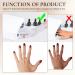 Vabean 4 Pairs Manicure Gloves | Anti-UV Protection for Gel Nails | Fingerless UV Light Gloves | Women's Nail Care Gloves in Pink, Purple, Beige, Light Gray - Buy Online on GoSupps.com