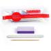 Professional Disposable Manicure Kit - 3 Piece Nail Kit with Wood File, Mini Buffer, Wood Stick - 100/180 Grit - Buy Online on GoSupps.com