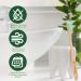 EcoShoots Adults Bamboo Toothbrushes with Medium Bristles | Family Pack of 5 Natural Bamboo Toothbrush | Eco-Friendly Natural Wooden Toothbrush | Organic Biodegradable Handle | BPA Free Tooth Brushes Medium 5 Pack - Buy Online on GoSupps.com