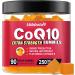 Sugar Free Coq 10 Gummies 250mg with Vitamin E Omega-3 High Absorption Coenzyme Q10 Supplements for Heart Energy & Antioxidant Support Orange Flavor Vegan 90 chewable Gummies