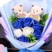 Premium Blue Soap Flower Bouquets | Scented Floral Arrangements for Valentine's Day Gifts | Ideal for Pets Students & Friends - Buy Online on GoSupps.com