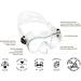 Cressi F1 Frameless Scuba Diving Snorkeling Mask - Clear/Clear/Black - Buy Online on GoSupps.com