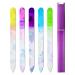5-Piece Colorful Printed Glass Nail File Buffers with Cases - Double Sided Manicure Tools for Women & Men - Buy Online on GoSupps.com