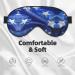 SSIMOO Blue Honduras Flag Sleep Mask | Adjustable & Breathable Eye Mask for Comfortable Sleep | Fashionable Travel Accessory - Buy Online on GoSupps.com