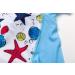 BONVERANO Baby Boys Swimsuit UPF 50+ Toddler Bathing Suit | Blue Star Full-Zip Hoodie One Piece Swimwear | 3-6 Months - Buy Online on GoSupps.com