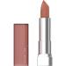 Maybelline Color Sensational Lipstick  Lip Makeup  Matte Finish  Hydrating Lipstick  Nude  Pink  Red  Plum Lip Color  Raw Chocolate  0.15 oz  (Packaging May Vary) 560 RAW CHOCOLATE 0.15 Ounce (Pack of 1)