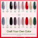 Lavender Violets 13 Pcs Gel Nail Polish Kit - 9 Colors + Base, Top, Matt Coat - Nail File Included | Soak-off UV LED Gel Nail Art Design - C965A D - Happy Holidays - Buy Online on GoSupps.com