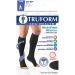 Truform 20-30 mmHg Compression Knee High Microfiber Stockings for Men & Women - Open Toe Beige Medium (1 Pair) - International Shipping Available - Buy Online on GoSupps.com
