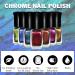 Chrome Nail Polish - 6ml Chameleon Nail Polish Holographic Glitter Nail Varnish Quick Dry Polish for Nail High Shine Finish Long Lasting Nail Paint No Need Cure Gel Nail Polish for Women DIY at Home N44 - Buy Online on GoSupps.com