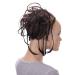 CAISHA XXL hair part hair tie daisy dutt updos with braids wavy artificial fiber heat -resistant dm17cm chocolate brown G2D chocolate brown #4 g2d