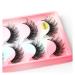UAMOU 2/20/100 Boxes Mink Lashes Eyelashes 5 pairs Natural Curly Fake Eyelashes Thick Maquiagem Lash Extension Makeup Tools Cheerfully (Color : 5 pairs G616CS Size : 2 boxes)