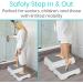 Vive Bath Step Stool (4.5) - Slip Resistant, Stackable Indoor/Outdoor Safety Stepping Stool for Handicap, Elderly, Seniors - Nonslip Bathroom Aid for Bathtub, High Beds, Kitchens - Hands Free (2 Pack) - Buy Online on GoSupps.com