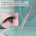 Stainless Steel Lash Tweezers for Individual Eyelash Extensions - Straight Thin Tip False Lash Application Tool (00-SA 13.5cm) - Buy Online on GoSupps.com