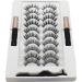 Magnetic Eyelashes And Eyeliner Kit Reusable Magnetic Lashes With Eyeliner And Tweezers 3D Natural Look False Eyelashes Magnetic Eyelash Kit Natural Look Magnetic Eyelash Kit With Applicator Tool - Buy Online on GoSupps.com